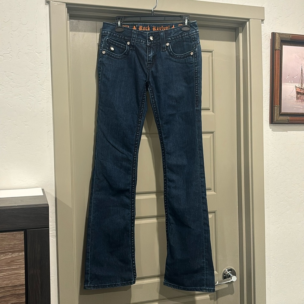 Women’s rock revival Adele boot cut jeans size 28